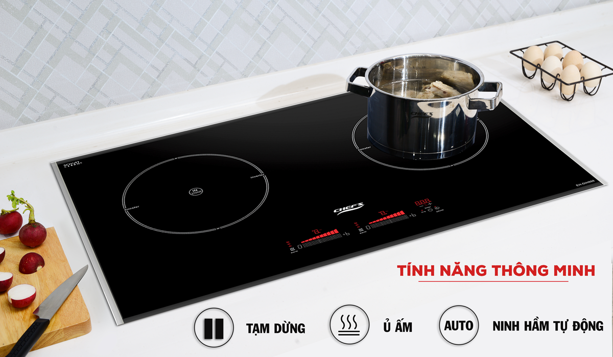 tinh nang thong minh tren bep chef's eh-dih888