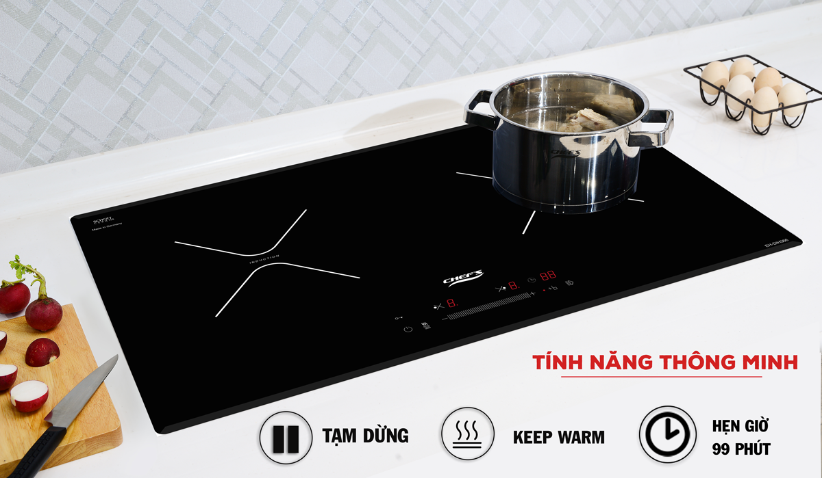 bếp từ chef's eh-dih366 có nhiều tính năng thông minh